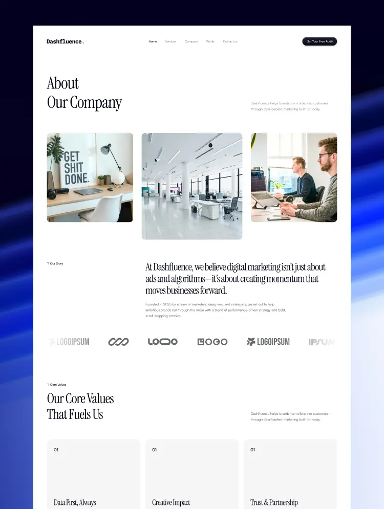 Healthcare dashboard interface